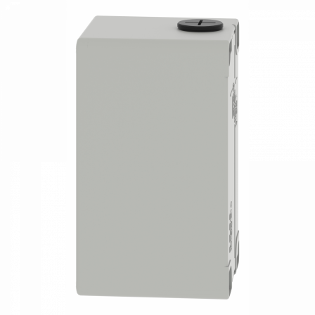 Boite métal vide grise - M20 x2 - 2 trous 30 mm - 80x130x77 mm - UL cULus