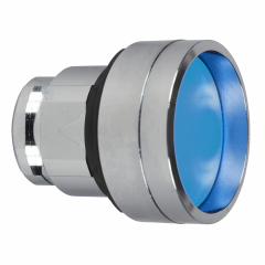 Harmony tête de bouton poussoir + capuchon IP66 - Ø22- bleu