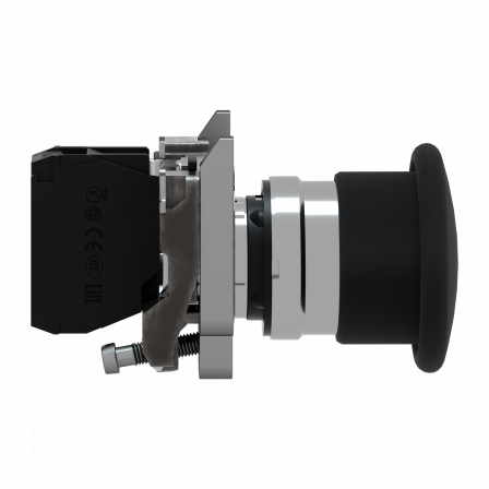 Harmony XB4 - bouton poussoir à impulsion - coup de poing Ø40 - noir - 1F - vis