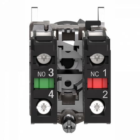 Harmony XB4 - bouton tournant manette Atx - Ø22 - 2 pos fix - noir - 1O+1F - vis