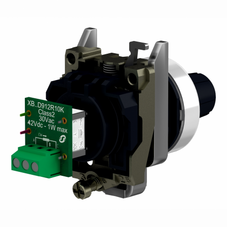 Harmony XB4 - potentiomètre complet - Ø22 - 100k? - raccordement sur bornier