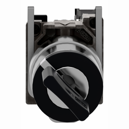 Harmony XB4 - bouton à clé 455 - Ø22 - 2 pos fix - retr G - 1F - vis étrier