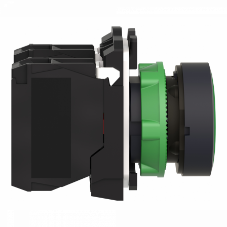 Harmony XB5 - bouton poussoir à impulsion - Ø22 - vert - 1O+1F - vis étrier