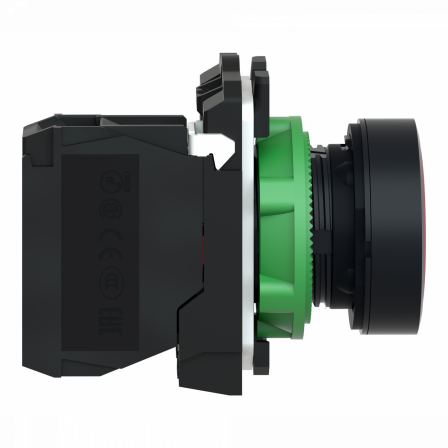 Harmony XB5 - bouton poussoir à impulsion - Ø22 - rouge - 1O - vis étrier