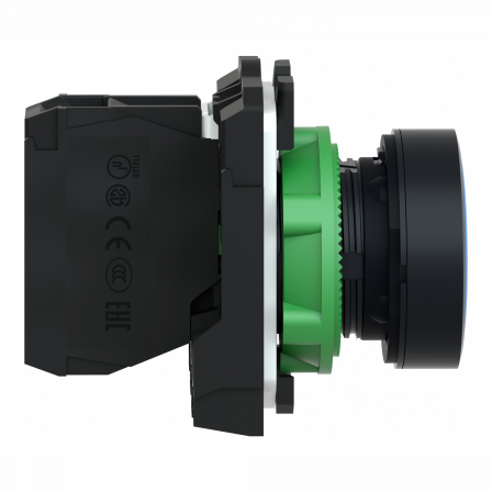 Harmony XB5 - bouton poussoir à impulsion - Ø22 - bleu - 1F - vis étrier