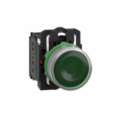 BP lumineux vert 1O+1F 230V