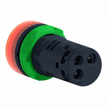 Harmony XB5 - buzzer lumineux - Ø22 - 90dB - rouge - 110V - racc bornier