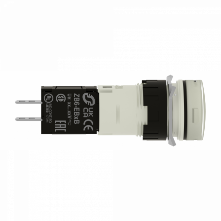 Harmony XB6 - voyant rond - Ø16mm - IP65 - DEL intégrée - 24V - cosses - blanc