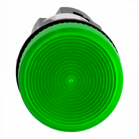 Harmony voyant rond - Ø22 - vert - BA 9s base - <= 250V