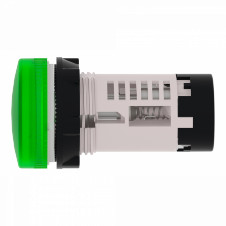 Harmony voyant rond - Ø22 - vert - BA 9s base - <= 250V