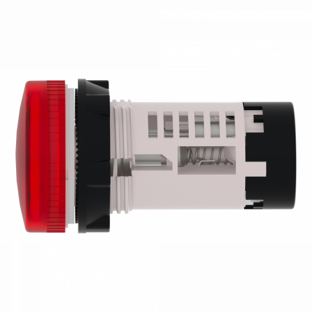 Harmony voyant rond - Ø22 - rouge - BA 9s base - <= 250V