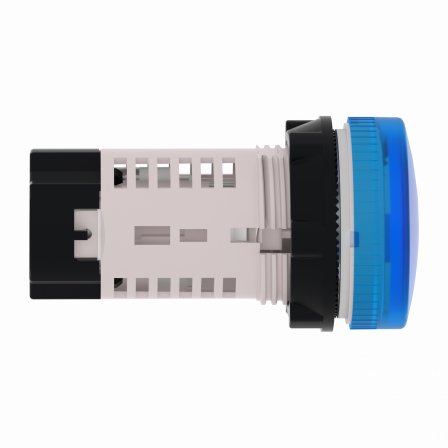 Harmony voyant rond - Ø22 - bleu - BA 9s base - <= 250V