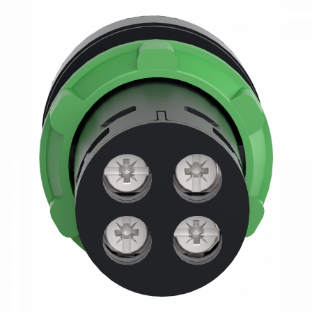 Harmony bouton-poussoir affleurant - Ø22 - noir - 1O+1F