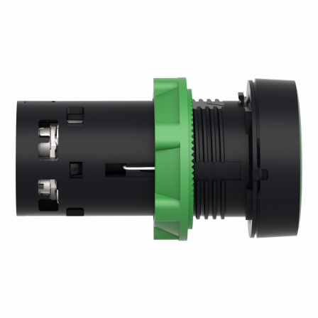 Harmony bouton-poussoir affleurant - Ø22 - vert - 1O+1F