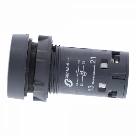 Harmony bouton-poussoir affleurant - Ø22 - rouge - 1O+1F