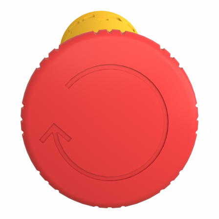 Harmony arrêt d'urgence - rouge Ø40mm - Ø22 - tourner pour déverouiller - 1O