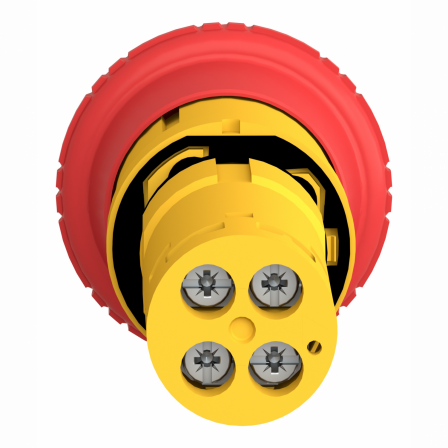 Harmony arrêt d'urgence - rouge Ø40mm - Ø22 - tourner pour déverouiller - 1O