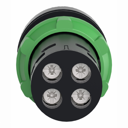 Harmony bouton poussoir lumineux - Ø22 - LED rouge - à impulsion - 1O - 230v