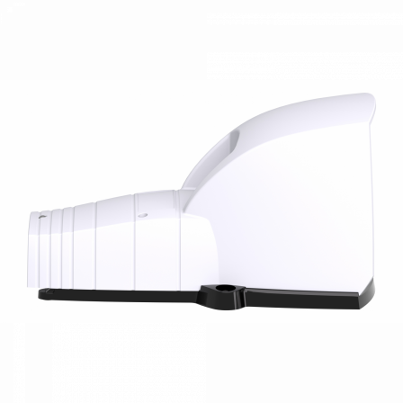 Preventa XPEG - inter. à pied - simple - avec capot - plast.- gris - 1O+1F