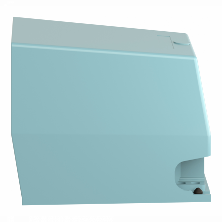 Preventa XPEM - inter. à pied - simple - avec capot - métal.- bleu - 2O+2F