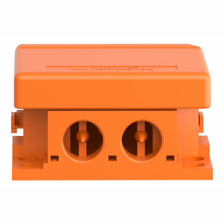 Preventa XPER - inter. à pied - simple - sans capot - métal.- orange - 2O+2F