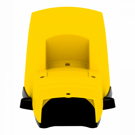 Preventa XPEY - inter. à pied - simple - avec capot - plast.- jaune - 1O+1F