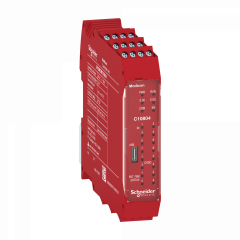 CPU-8 entrées de sécurité-4 OSSD simples-bornier à vis