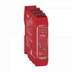 CPU-8 entrées de sécurite-4 OSSD simples-bornier à ressort