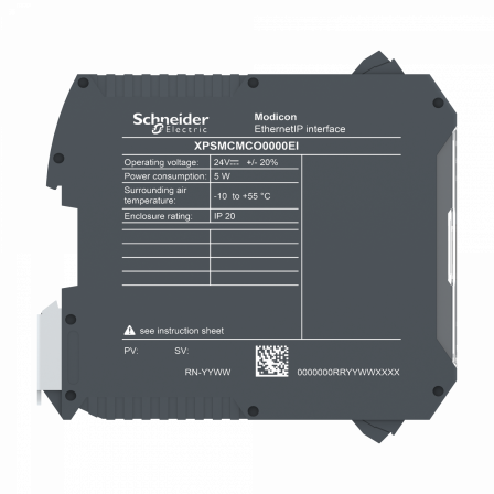 Preventa XPSMCM - module Ethernet/IP - connecteur à vis