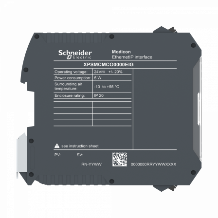Preventa XPSMCM - module Ethernet/IP - connecteur à ressort