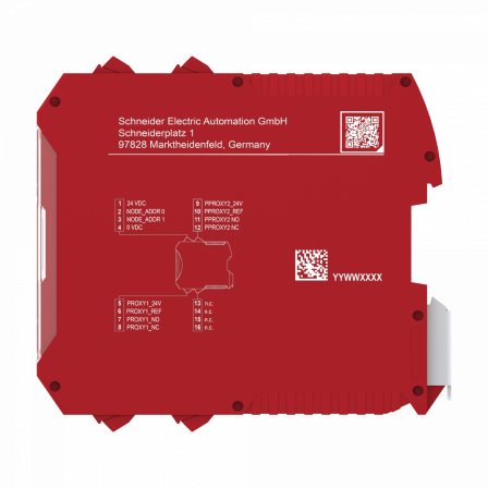 Preventa XPSMCM - module de contrôle de vitesse 2 entrées connecteur à vis
