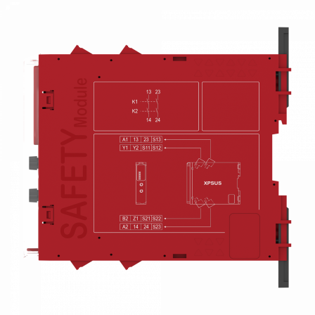 Preventa XPSU - module sécurité multifonctions - Cat4 - 2F - 24V - vis