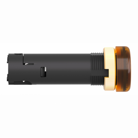 Harmony XVLA - voyant rond Ø12 - IP40 - jaune orangé - DEL intégrée - 24V-bornes