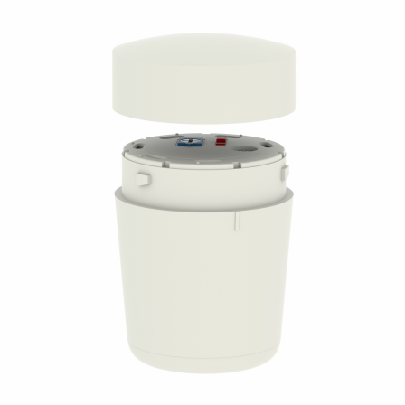 Harmony - base avec buzzer intégré - blanc - 24V - Ø45