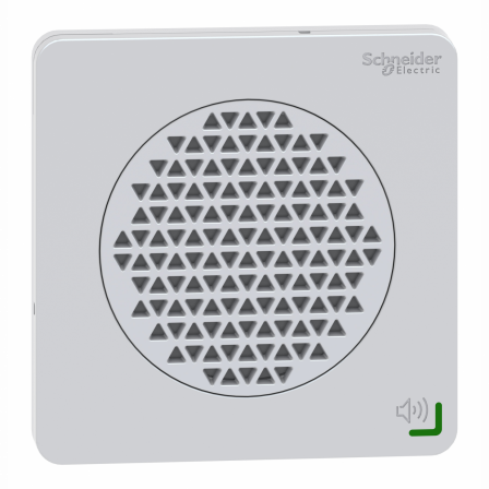 Harmony XVSV - sirène vocale - DIN72 - blanche - NPN - 24Vcc