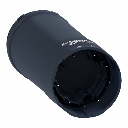 Harmony XVU - embase alim avec couvercle - Ø60 - noir - 100V à 240VAC - PNP