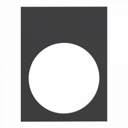 Harmony - étiquette - 30x40mm - 1 face noire, 1 face rouge - sans marquage