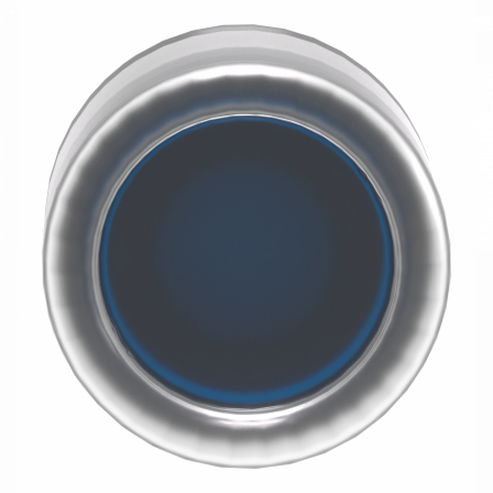 Harmony tête de bouton poussoir + capuchon IP69K - Ø22 - bleu