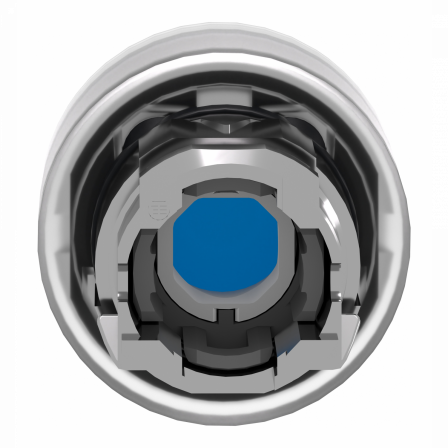 Harmony tête de bouton poussoir + capuchon IP69K - Ø22 - bleu