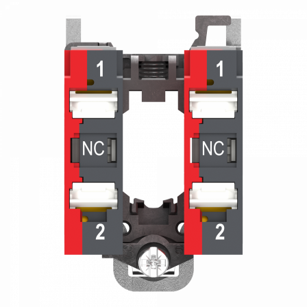 Harmony XB4 - corps de bouton - 2O - raccordement bornes push in