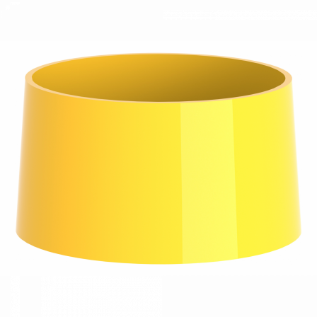 PROTECTGEUR ROND JAUNE 70mm