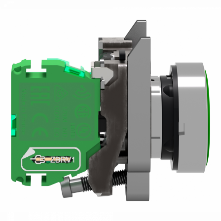 Harmony émetteur sans pile & sans fil - tête métal - Ø22 mm - capsule verte