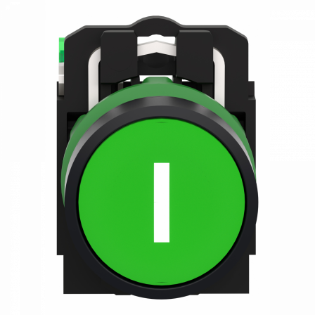 Harmony émetteur sans pile & sans fil tête plastique Ø22 capsule verte I blanc