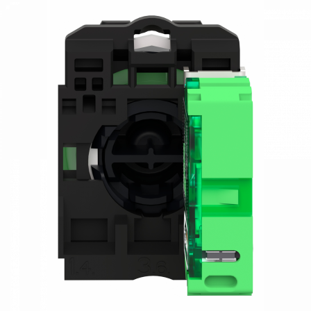 Harmony émetteur sans pile & sans fil tête plastique Ø22 capsule rouge O blanc