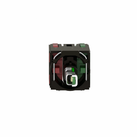 Harmony ZB6 - corps pour bouton lumineux - Ø16mm - DEL intégrée - verte - 1O+1F