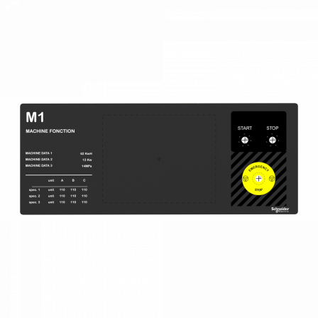 Harmony - plastron 500x200 - personnalisé via configurateur