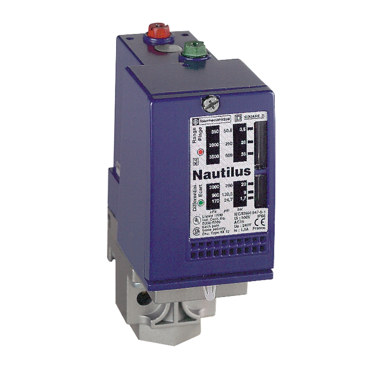 Pressostat 35bar écart réglabl
