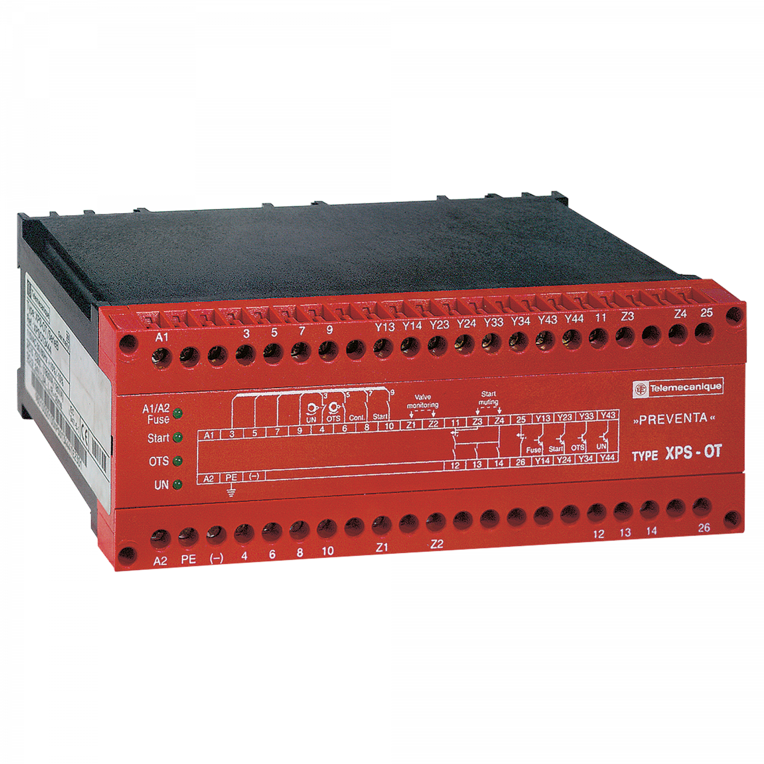 Preventa XPS-OT - contrôleur - arrêt point mort haut et course freinage - 230Vca