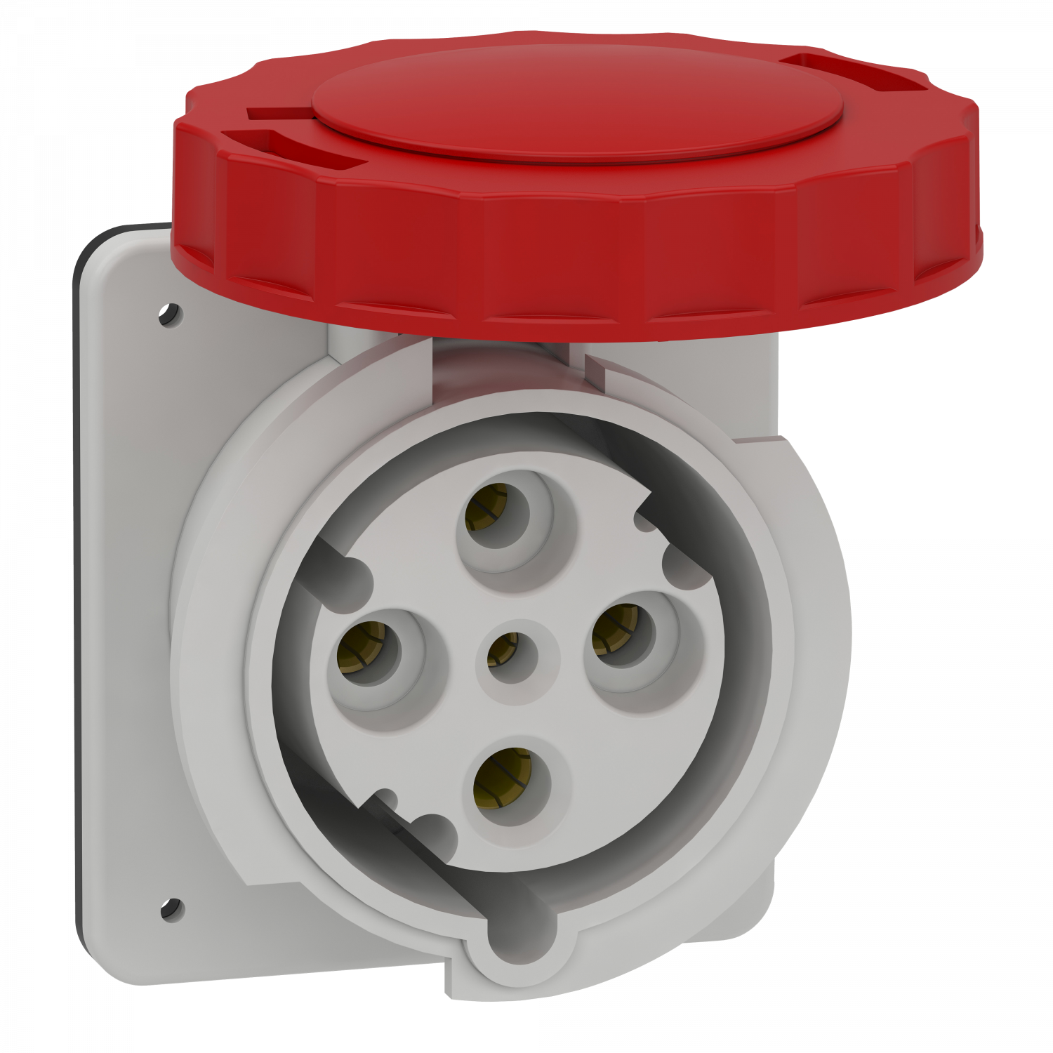 Mureva - prise industrielle droite CEE - 63A 4P 380V 6U - IP67