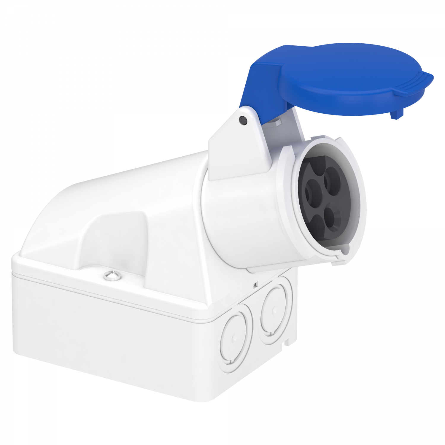 Mureva - socle de prise industrielle - 16 A - 2P+T - 200-250 V CA - IP44